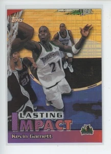 KEVIN GARNETT 1999-00 TOPPS L16 REFRACTOR DE IMPACTO DURADERO PARALELO SP T-WOLVES - Imagen 1 de 2
