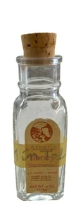 Vintage Amanda Honey Basswood Jar With Cork Lid - Picture 1 of 4