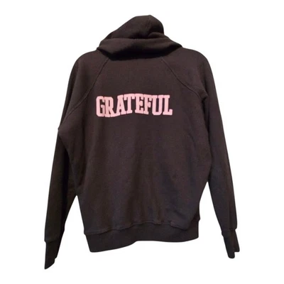 Spiritual Gangster Grateful Hoodie Women's SM Black Gray Graphic Grunge Hip Hop - Image 1 of 4