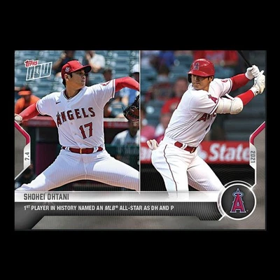 Shohei Ohtani - 2021 MLB Topps Now Card 457 - Print Run: 12,557 Angels - Image 1 of 2