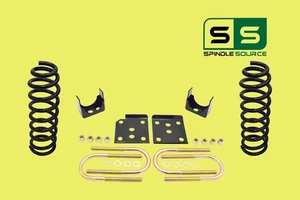 3" / 6" Lowering Drop Kit Coil Springs Shackles FOR 04 - 08 Ford F-150 V6 - Picture 1 of 1