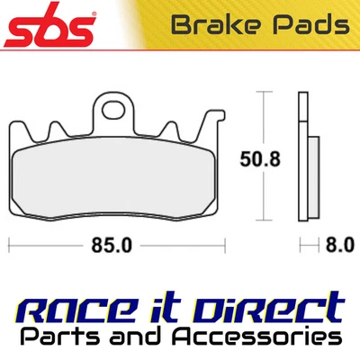 Pastilhas de freio para DUCATI 698 HYPERMOTARD MONO ABS 2024 dianteiro RST Road Racing SBS - Imagem 1 de 4