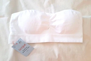 Sujetadores bandeau acolchados sin tirantes blancos talla S 6/7 para niñas Cat & Jack NUEVO con etiquetas  - Imagen 1 de 6