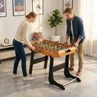 Folding Football Gaming Table Mini Foosball Soccer Table for Family Fun