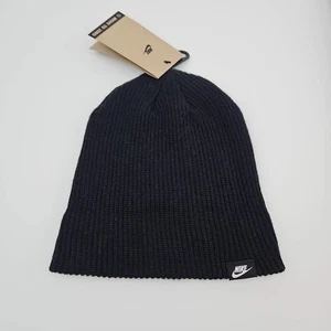 Nike Terra Gorro Corto con Puños Unisex Adultos Gorra Sombrero Negro HF0176-010 Nuevo - Imagen 1 de 3
