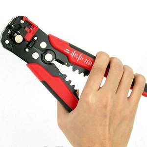 Self Adjusting Automatic Wire Stripper Cutter Crimper Cable Stripping Tool 8" - Picture 1 of 11