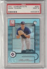 2001 Elite Extra Edition Mark Teixeira XRC #250 - PSA 9