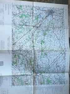 Army Corps of Engineer Malines France 4th Edition Map Aug 1952 28*16 (28.5*22) - Picture 1 of 1