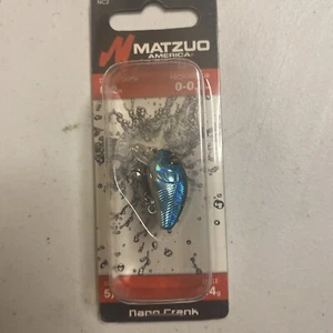 Matzuo Micro, 5/32oz, 1”, Silver Blue Back,ultra light, fishing lure, nano crank - Picture 1 of 5