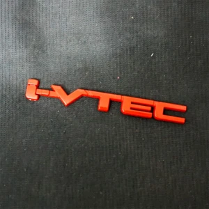 1x Mate i-VTEC Rojo Grande Metal Insignia Emblema Calcomanía Adhesiva Parachoques Deportes Motor 3D - Imagen 1 de 24