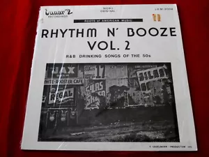 RHYTHM N' BOOZE~ VOL 2~ R & B DRINKING SONGS ~ MAD MIKE SOUNDS~RARE ~ R&B LP - Imagen 1 de 5