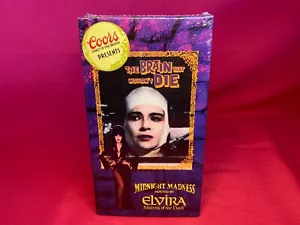The Brain That Wouldn't Die VHS Midnight Madness Elvira Coors Brand New - Picture 1 of 5