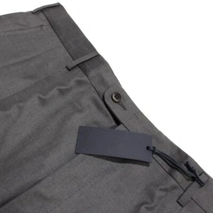 Zanella Neu mit Etikett plissierte Anzughose Größe 40 US Bennett in einfarbig grau 100 % Wolle - Bild 1 von 14