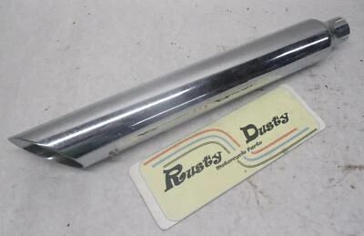 Silenciador de escape Harley Davidson FLSTF Fat Boy cromo Rush corte de barra Foto 1 de 4