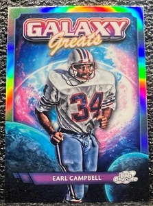 2024 Topps Cosmic Chrome Football Galaxy Greats GG-27 Earl Campbell - Picture 1 of 2
