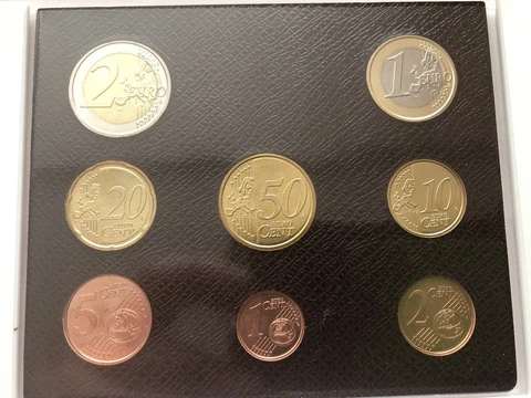 VATICAN BU Euro coin set 2023 - 8 Coins Cover