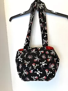 Pirate Purse Unique Handcrafted Double Handle Cloth Magnetic Close Purse - Picture 1 of 13
