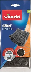Vileda Glitzi Power INOX Steel Sponge for Stubborn Dirt, 2 Pieces - Picture 1 of 8