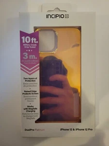Incipio DualPro Platinum iPhone 12/Pro Metallic Pinkish Translucent Pink/Peach - Bild 1 von 2