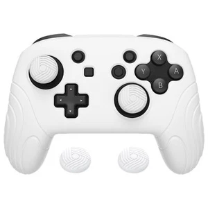 PlayVital Samurai Edition Silicone Skin for Nintendo Switch Pro Controller White - Picture 1 of 12