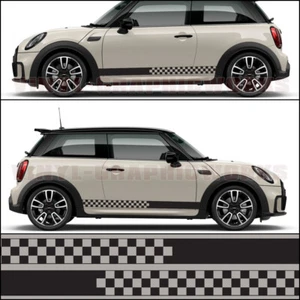 BMW Mini rayas laterales rayas laterales vinilo gráfico Cooper S One - Imagen 1 de 1