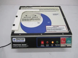 Proton 8000 Computer Media Degausser Magnetic Tape Hard Drive Clearing Machine - Picture 1 of 12