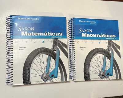 Saxon Matemáticas Intermedias 3, Manual Del Maestro volumen 1 & 2 - Image 1 of 4