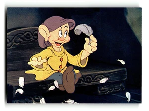 1993 Disney Snow White and the Seven Dwarfs Trading Card #44 Time for Bed - Picture 1 of 4