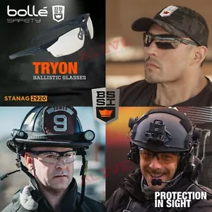 Bolle BSSI TRYON Gafas de Seguridad Tácticas Airsoft Paintball Deportes - Imagen 1 de 25