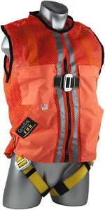 02120 Orange Mesh Construction Tux Harness, Large - Picture 1 of 1