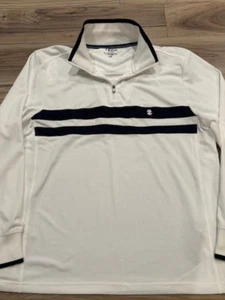 Men's IZOD Performance 1/4 Zip Long Sleeve Moisture Wicking Pullover Large NWT - Picture 1 of 6