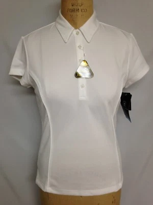 Camiseta polo de golf PGA Tour para mujer manga corta S blanca PVKS60H5DS NUEVA CON ETIQUETAS Foto 1 de 4