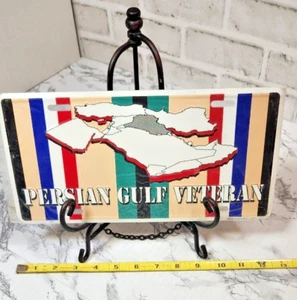 Persian Gulf Veteran License Plate - New in Plastic - Picture 1 of 3