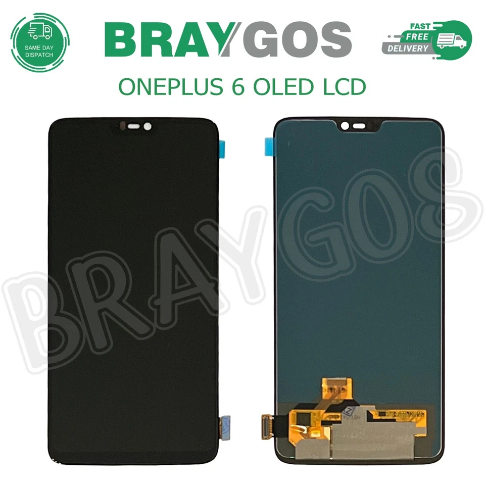 For OnePlus 6 1+6 A6000 A6003 OLED LCD Touch Screen Digitizer Display Assembly - Image 1 of 4