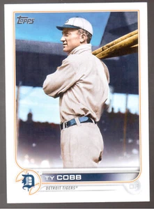2022 TOPPS UPDATE SERIES #US204 TY COBB PHOTO VARIATION - Picture 1 of 1