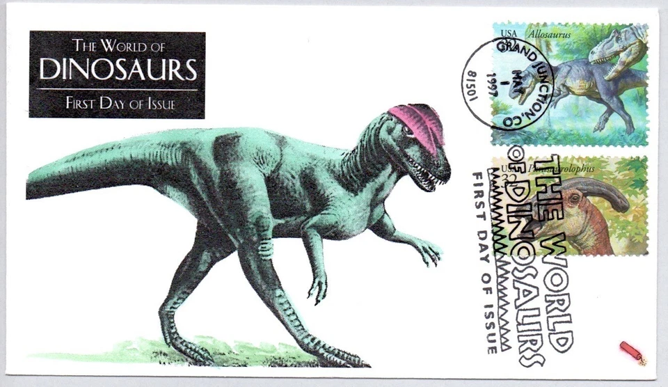 #3136G #3136O WORLD OF DINOSAURS STAMPS FIRST DAY OF ISSUE FDC - Image 1 of 1