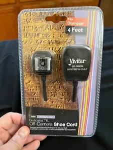 Vivitar Off Camera Shoe Remote Flash Sync Cord for Olympus VIV-FC-OLY 4 foot - Picture 1 of 5