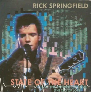 Rick Springfield - State Of The Heart (7", Single) - Picture 1 of 4