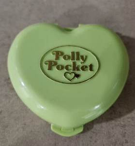 Vintage Polly Pocket Bluebird Green 1989 Pony Club Horse Case Only - Picture 1 of 9