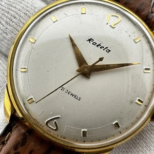 Orologio Uomo Raketa Mov 2609 Carica Manuale Cassa Antiurto Placcata 20mc - Imagen 1 de 14