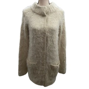 Free People Small Oversized Fuzzy Comfy Soft Snap Cardigan - Picture 1 of 10