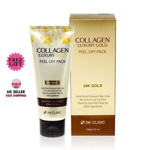 3W CLINIC Collagen Luxury Gold Peel Off Pack 100 ml * Korean Cosmetic - Beauty