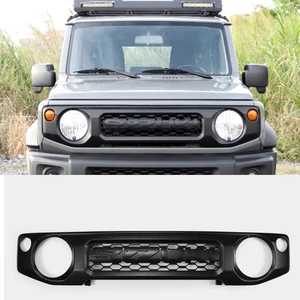 Front Bumper Upper Grille for Suzuki Jimny 2/4-Door 2019-2025  (Big Logo Style) - Picture 1 of 8