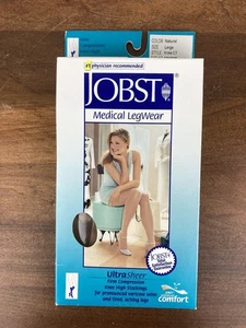 Jobst Calze Mediche Compressione Ginocchio CT 20-30 mmHg GRANDE Naturale Ultra Trasparente - Foto 1 di 5