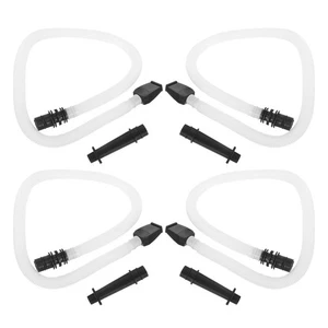 Set 4 Boccaglio Tastiera Pianoforte Aria Tubo Plastica Flessibile - Foto 1 di 12