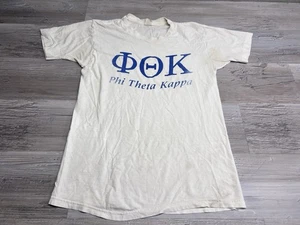 Camiseta De Colección Años 90 Phi Theta Kappa Fraternidad Puntada Única Desteñida Talla M Hecha en EE. UU. - Imagen 1 de 11