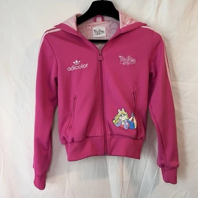 Vintage Miss Piggy Adidas Adicolor P4 Pink Series Track Jacket Y2K Size 36 - Image 1 of 4