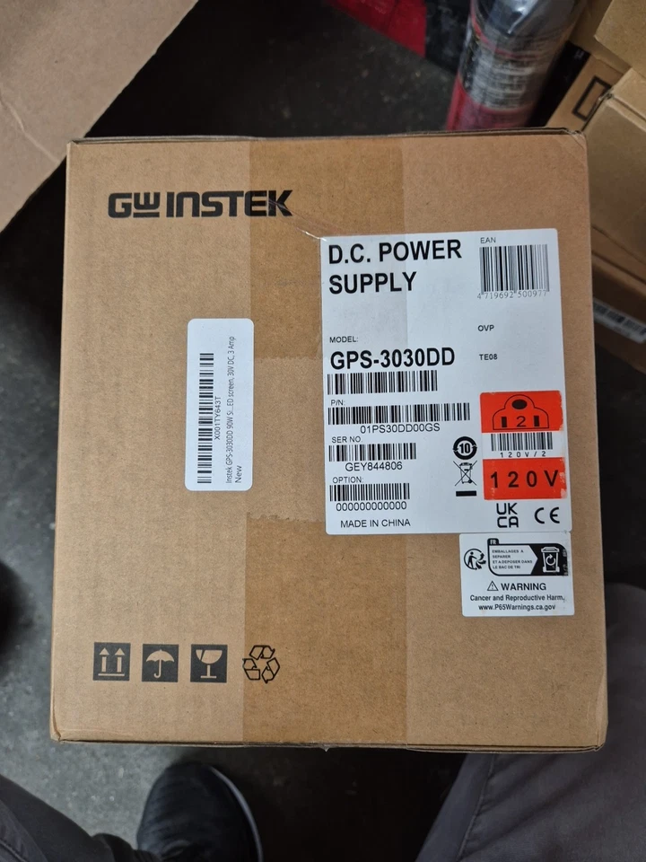 GW Instek Gps-3030dd GPS3030DD Laboratory DC Power Supply