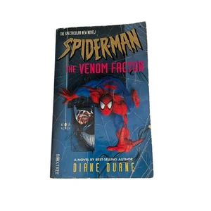 Spider-Man The Venom Factor Book Paperback Novel Diane Duane Marvel 1996 - Foto 1 di 4