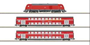 Minitrix - Spur N / E-Lok BR 245 digital und Doppelstockwagen der DB AG - NEU - Bild 1 von 1